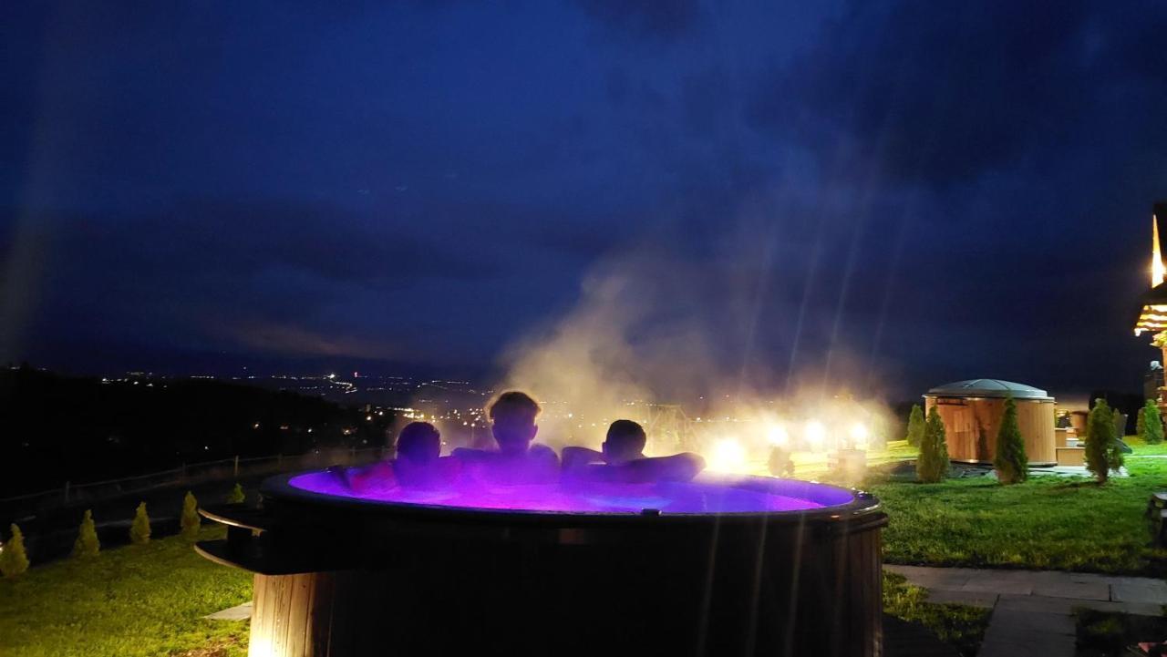 Domki Gorce Klikuszowa Sauna Jacuzzi Exteriér fotografie