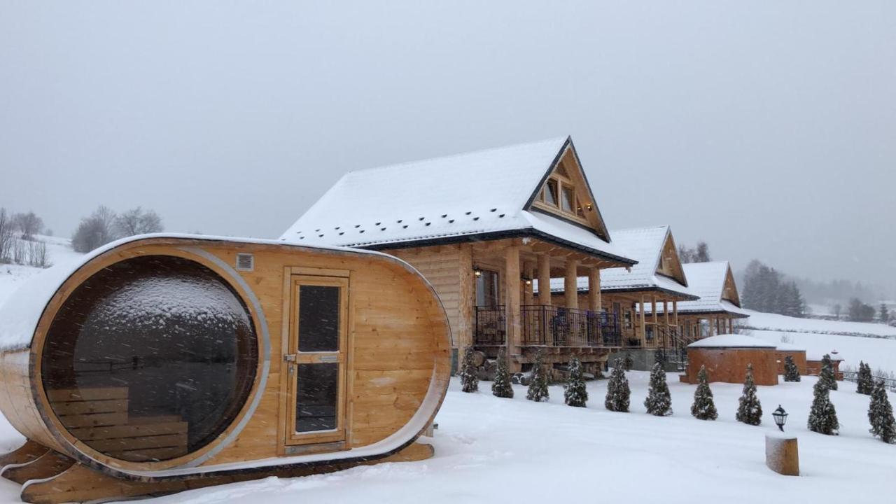Domki Gorce Klikuszowa Sauna Jacuzzi Exteriér fotografie