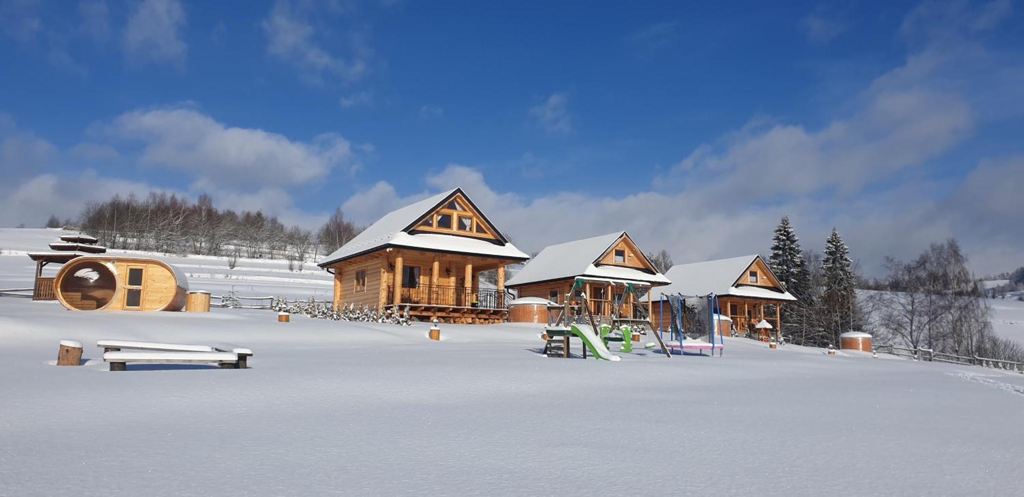Domki Gorce Klikuszowa Sauna Jacuzzi Exteriér fotografie