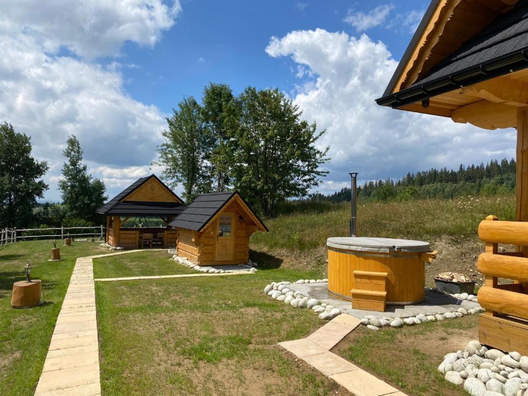 Domki Gorce Klikuszowa Sauna Jacuzzi Exteriér fotografie
